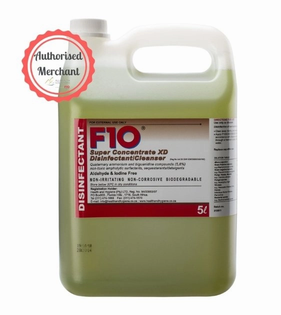 F10 Super Concentrate XD Disinfectant/Cleanser (with Detergent)