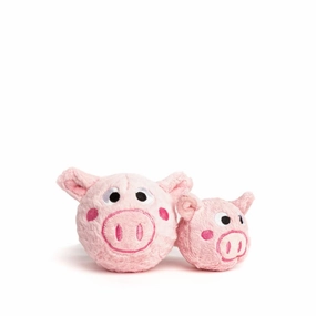 Fab Dog faball Country Critter Pig - Large fetch toy,dog ball