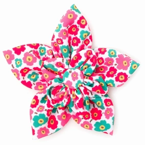 Fleurs Dog Collar Flower Pink dog collar accessory,collar decor