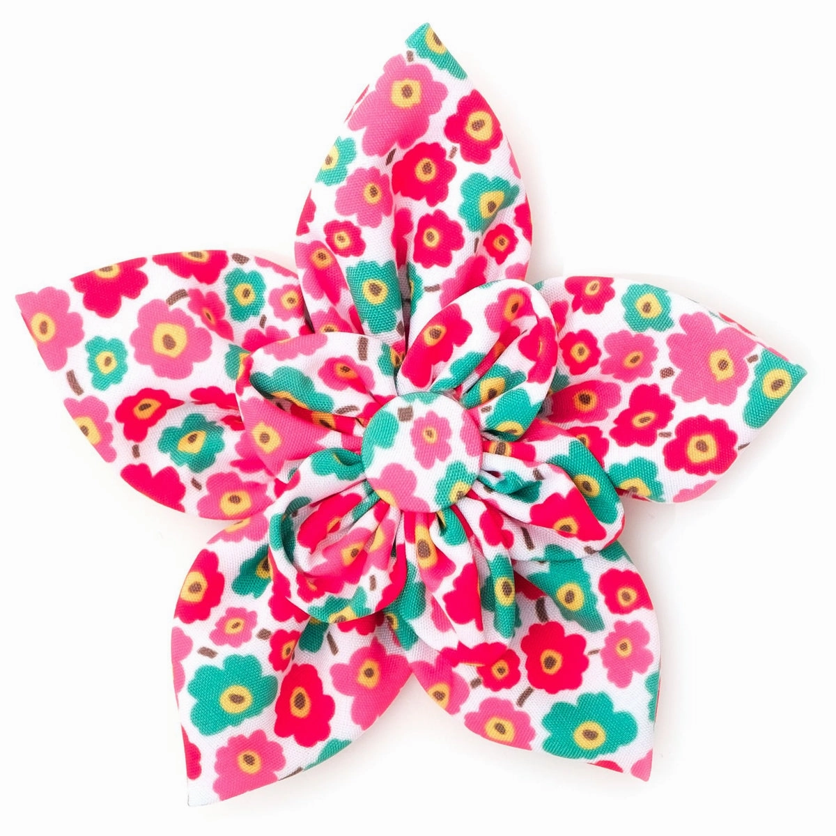 Fleurs Dog Collar Flower Pink dog collar accessory,collar decor