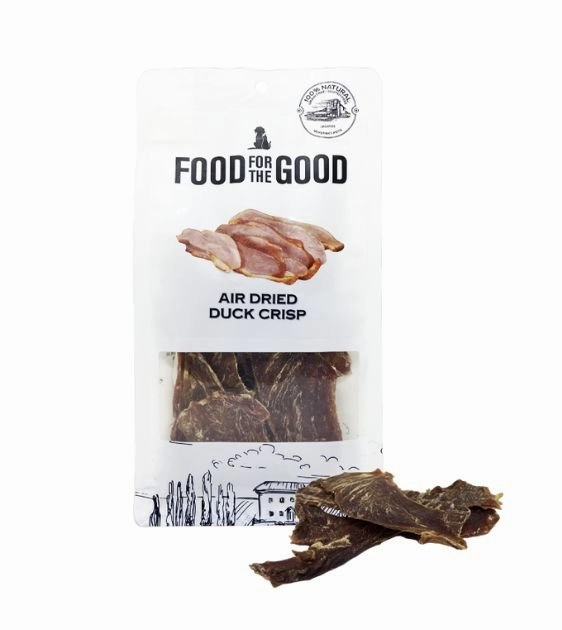 Food For The Good Air Dried Cat & Dog Treats (Duck Crisp)