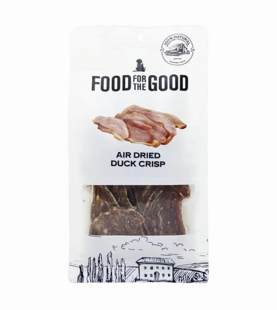 Food For The Good Air Dried Cat & Dog Treats (Duck Crisp)