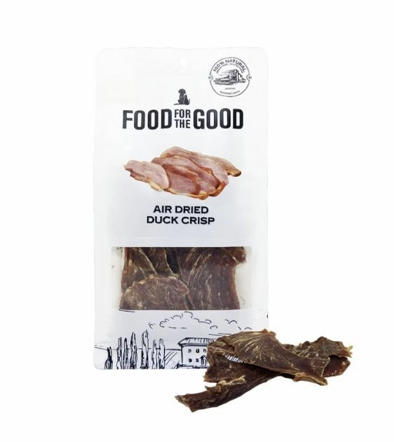 Food For The Good Air Dried Cat & Dog Treats (Duck Crisp)