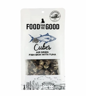 Food For The Good Air Dried Cat & Dog Treats (Fish Skin With Tuna Cubes) air-dried dog food,dehydrated dog food