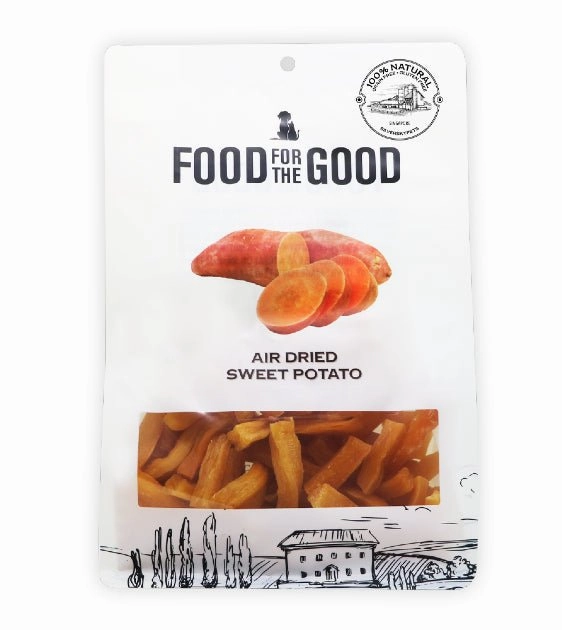 Food For The Good Air Dried Cat & Dog Treats (Sweet Potato) air-dried dog food,dehydrated dog food
