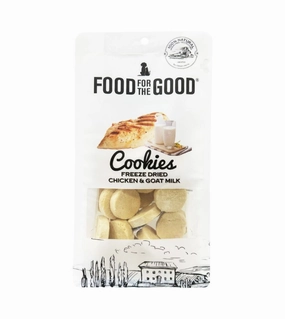 Food For The Good Freeze Dried Cat & Dog Treats (Chicken & Goat Milk Cookies)