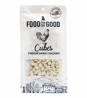 Food For The Good Freeze Dried Cat & Dog Treats (Chicken Cubes) freeze-dried dog food,lightweight pet food