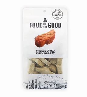 Food For The Good Freeze Dried Cat & Dog Treats (Duck Breast) freeze-dried dog food,lightweight pet food