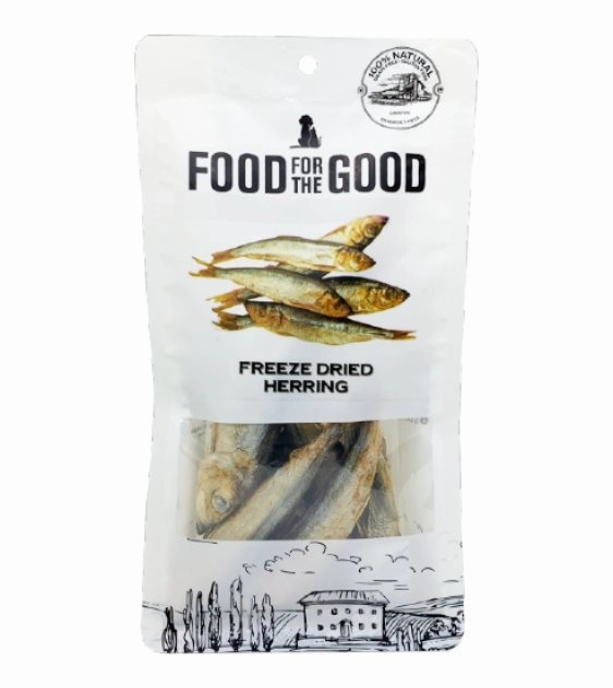 Food For The Good Freeze Dried Cat & Dog Treats (Herring)