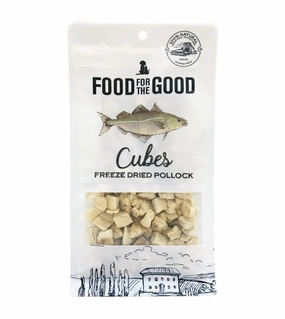 Food For The Good Freeze Dried Cat & Dog Treats (Pollock Cubes) freeze-dried dog food,lightweight pet food