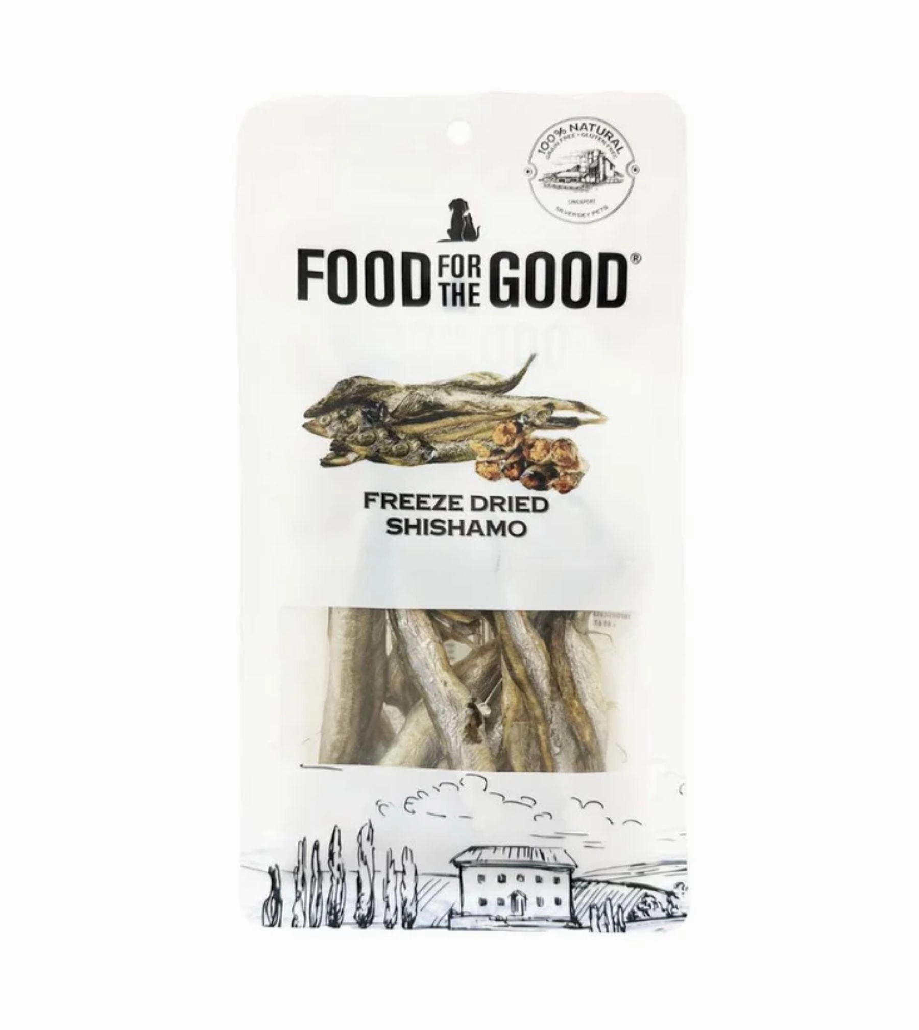 Food For The Good Freeze Dried Cat & Dog Treats (Shishamo) freeze-dried dog food,lightweight pet food