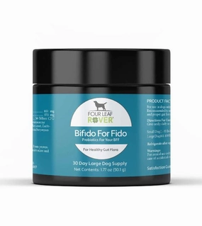 Four Leaf Rover (BIFIDO FOR FIDO) Multi-Strain Probiotics With Organic Prebiotics Dog Supplements dog oral care,pet dental