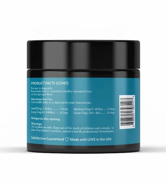 Four Leaf Rover (BIFIDO FOR FIDO) Multi-Strain Probiotics With Organic Prebiotics Dog Supplements