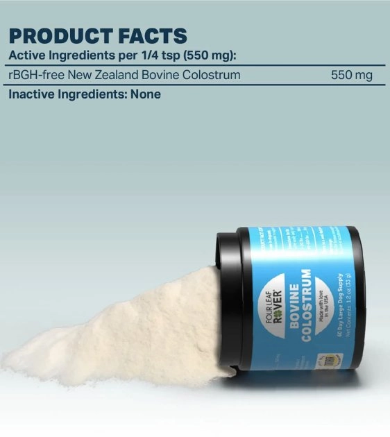 Four Leaf Rover (BOVINE COLOSTRUM) Dog Supplements