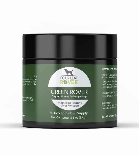 Four Leaf Rover (GREEN ROVER) Organic Greens to Maintain Healthy Liver Function Dog Supplements dog oral care,pet dental
