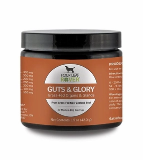 Four Leaf Rover (GUTS & GLORY) Grass-fed Organs Dog Supplements pet housekeeping,dog mess kit
