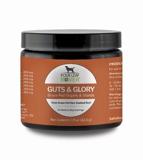 Four Leaf Rover (GUTS & GLORY) Grass-fed Organs Dog Supplements dog oral care,pet dental