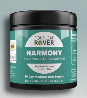 Four Leaf Rover (HARMONY) Seasonal Allergy Support Dog Supplements pet housekeeping,dog mess kit