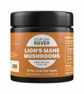 Four Leaf Rover Lion's Mane Mushrooms Supplements for Dogs pet housekeeping,dog mess kit