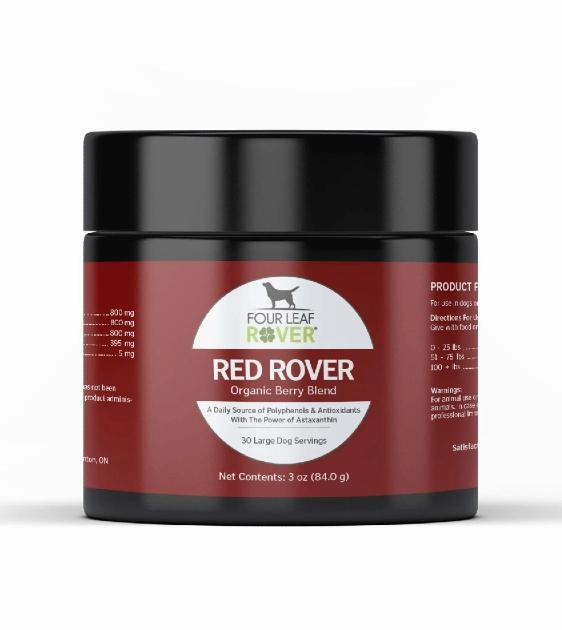 Four Leaf Rover (RED ROVER) Organic Berries Dog Supplements dog oral care,pet dental