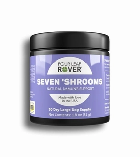 Four Leaf Rover (SEVEN 'SHROOMS) Organic Mushroom Mix Dog Supplement dog oral care,pet dental