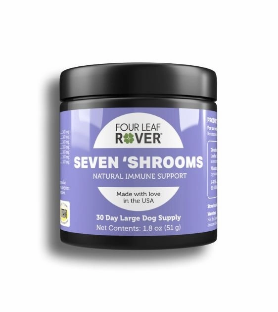 Four Leaf Rover (SEVEN 'SHROOMS) Organic Mushroom Mix Dog Supplement dog oral care,pet dental