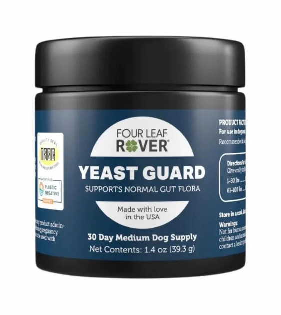 Four Leaf Rover Yeast Guard Supplements for Dogs pet housekeeping,dog mess kit