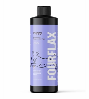 Fourflax Nutritiional Oil Supplement for Pups (Puppy) dog hygiene,clean pet