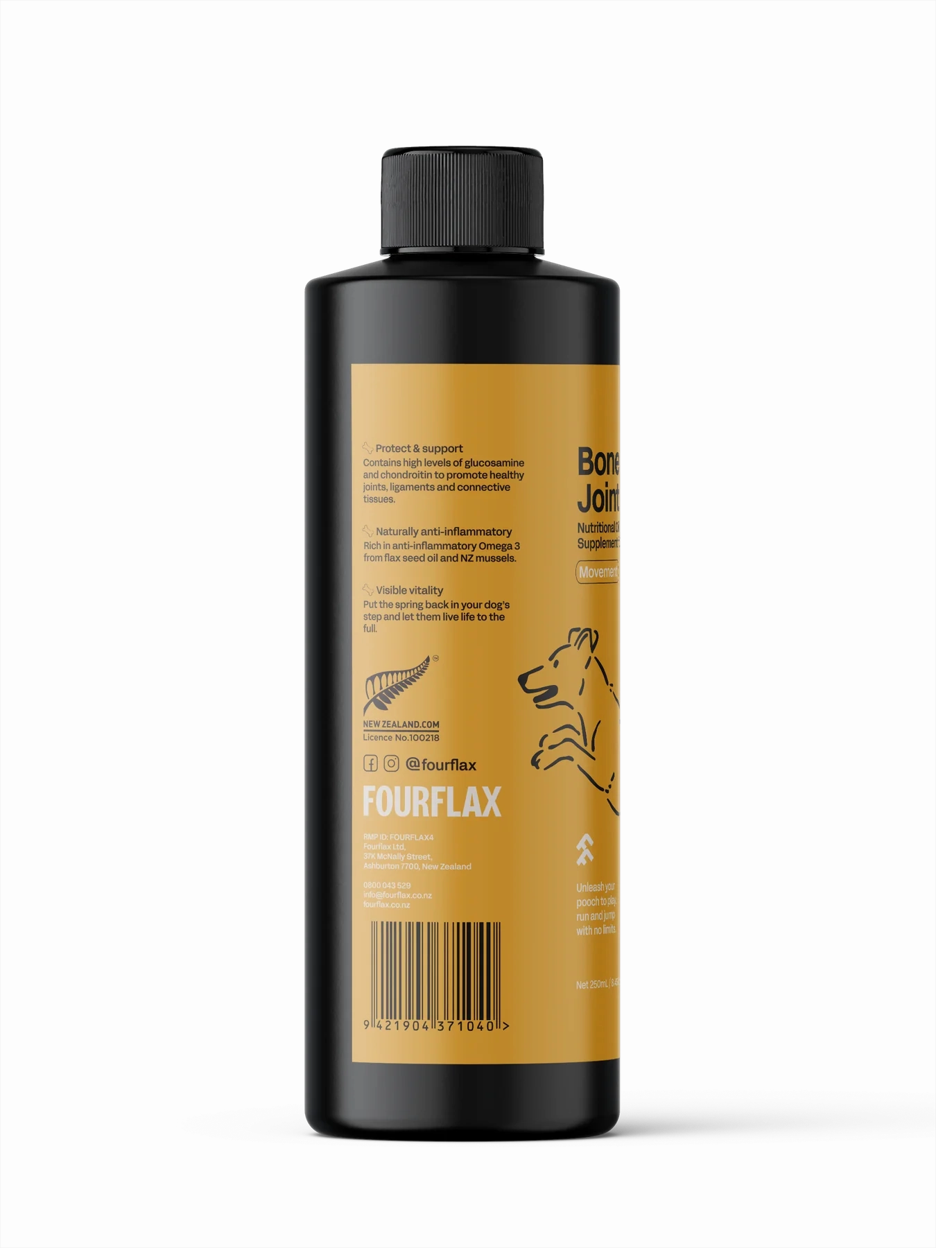 Fourflax Nutritional Oil Supplement for Dogs (Bone & Joint)