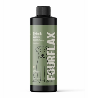 Fourflax Nutritional Oil Supplement for Dogs (Skin & Coat) dog shampoo,bathing supplies