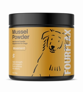 Fourflax Nutritional Powder Supplement for Dogs (Mussel Powder) dog hygiene,clean pet