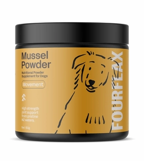 Fourflax Nutritional Powder Supplement for Dogs (Mussel Powder) dog nutrition,healthy dog food