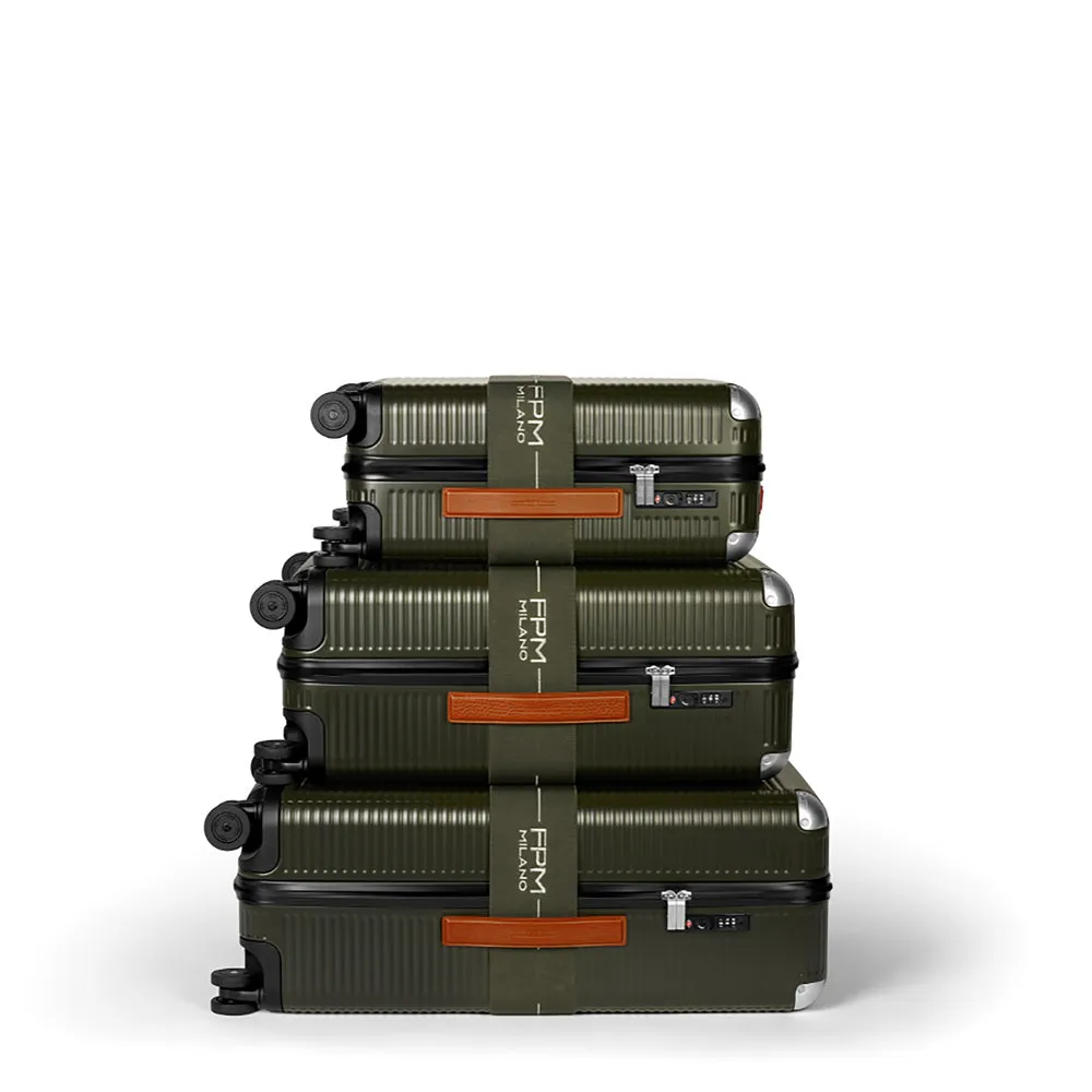 FPM Milano Bank Zip Deluxe Trunk On Wheels, Carry On Trunk Bags Fpm-Milano