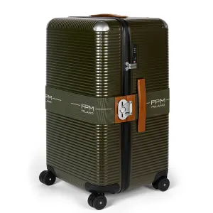 FPM Milano Bank Zip Deluxe Trunk On Wheels, Medium Trunk Bags Fpm-Milano