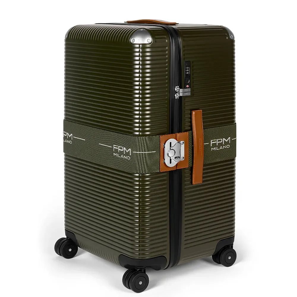 FPM Milano Bank Zip Deluxe Trunk On Wheels, Medium Trunk Bags Fpm-Milano