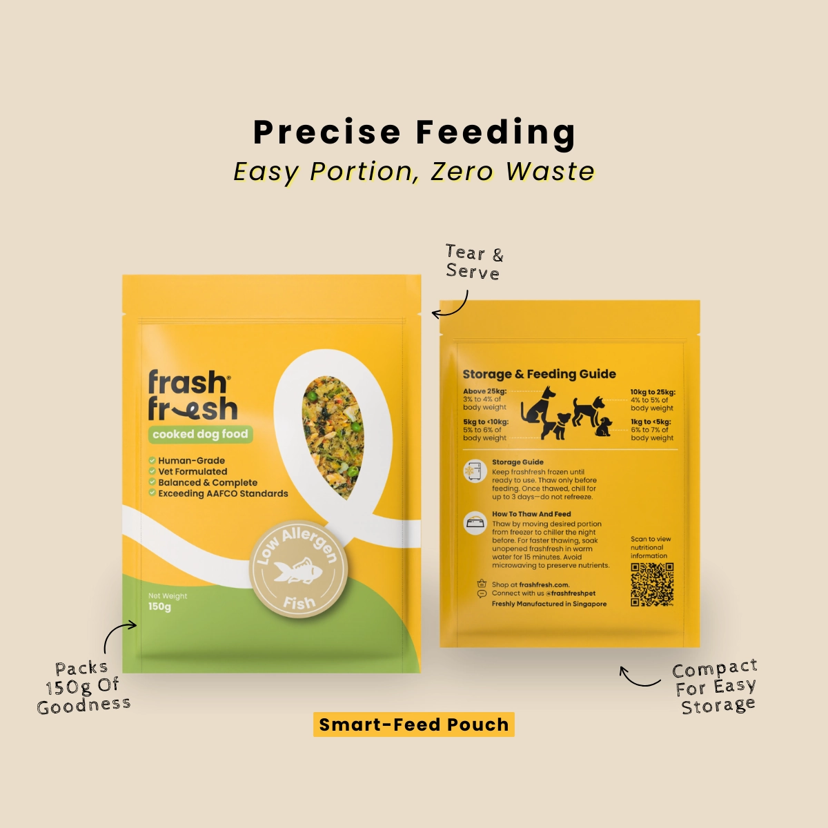frashfresh Cooked Dog Food with NutriAbsorb (Low-Allergen CHICKEN)