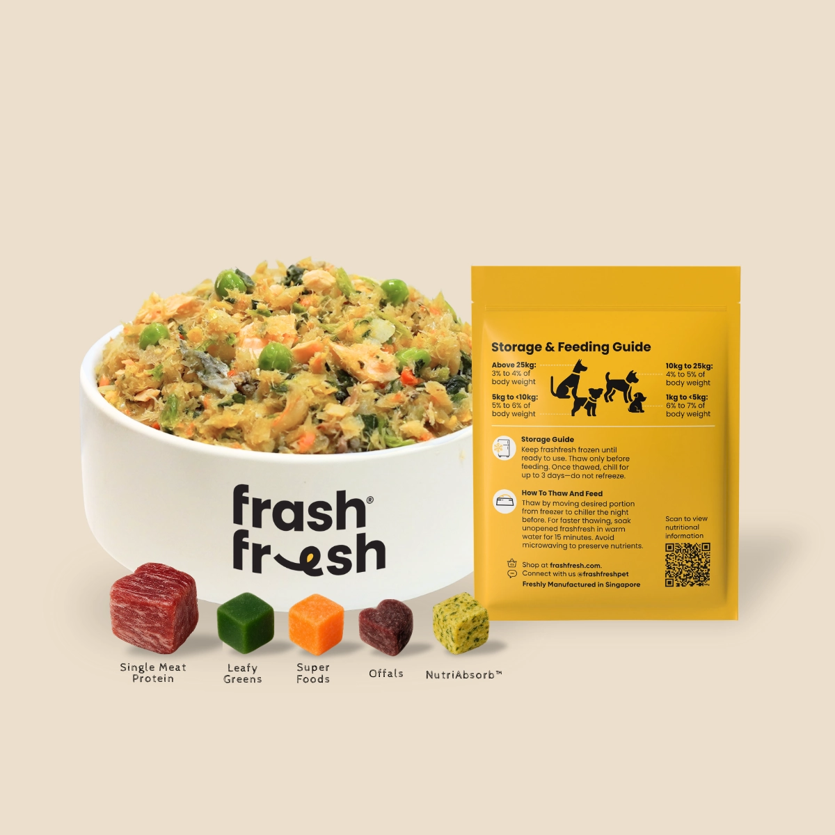 frashfresh Cooked Dog Food with NutriAbsorb (Low-Allergen FISH)