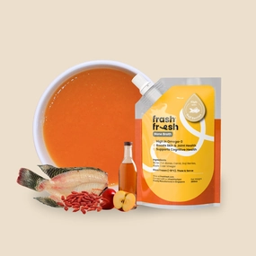 frashfresh Health Broth For Dogs & Cats (FISH with Goji Berries) dog oral care,pet dental