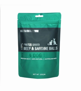 Freeze Dry Australia Beef and Sardine Ball Freeze Dried Cat & Dog Treats freeze-dried dog food,lightweight pet food