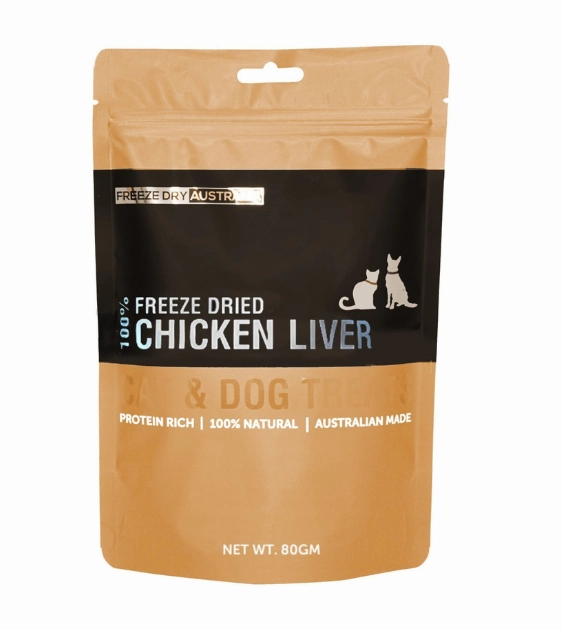 Freeze Dry Australia Chicken Liver Freeze Dried Cat & Dog Treats freeze-dried dog food,lightweight pet food