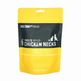 Freeze Dry Australia Chicken Necks Freeze Dried Cat & Dog Treats freeze-dried dog food,lightweight pet food