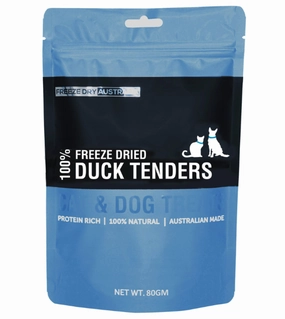 Freeze Dry Australia Duck Tenders Freeze Dried Cat & Dog Treats freeze-dried dog food,lightweight pet food