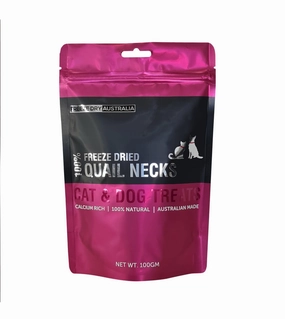 Freeze Dry Australia Quail Necks Freeze Dried Cat & Dog Treats freeze-dried dog food,lightweight pet food