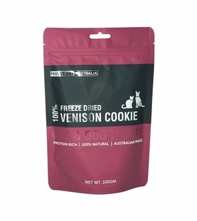 Freeze Dry Australia Venison Cookie Freeze Dried Cat & Dog Treats freeze-dried dog food,lightweight pet food