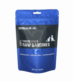 Freeze Dry Australia Whole Sardines Freeze Dried Cat & Dog Treats