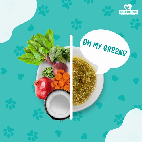 Fresh For Paws A Green Affair Grain Free & Vegan and Go Go Cottage Cheese and Oh My Greens Dog Wet Food Combo