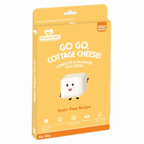 Fresh For Paws A Green Affair Grain Free & Vegan and Go Go Cottage Cheese and Oh My Greens Dog Wet Food Combo
