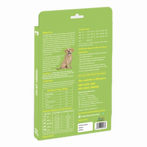 Fresh For Paws A Green Affair Grain Free & Vegan and Go Go Cottage Cheese and Oh My Greens Dog Wet Food Combo