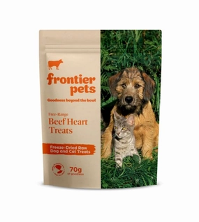 Frontier Pets Freeze Dried Raw Dog Treats (Beef Heart) freeze-dried dog food,lightweight pet food