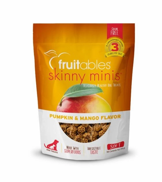 Fruitables Skinny Minis Pumpkin & Mango Dog Treats small breed food,tiny dog food